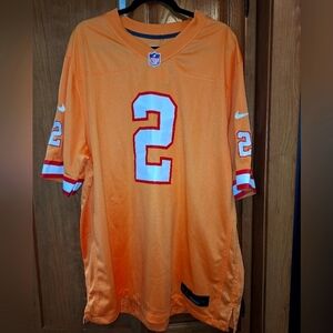 A Nike official NFL Tampa Bay Buccaneers Kyle Trask #2 Jersey in a 2XL. NWT